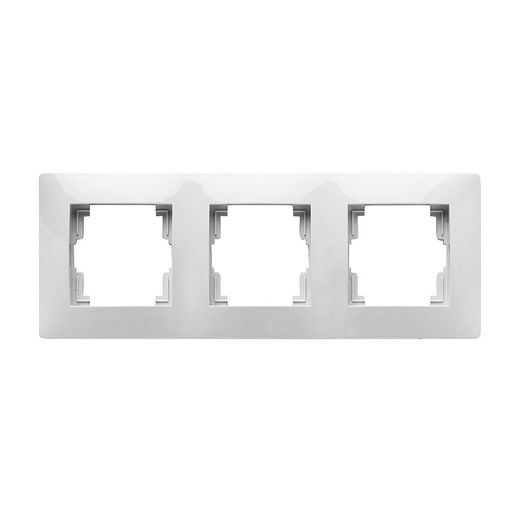 Marco Triple Serie Habitat 15 Blanco