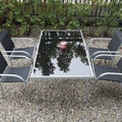 Mesa Brasil. Acero 160 Cm. Plata