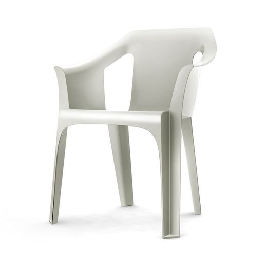 Mesa De Resina Oval 130 X 90cm. Color Blanco
