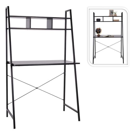 Mesa Escritorio Color Negro 84X46X142 Cm