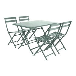 Mesa Metálica 110x70xh70 Cm. Verde