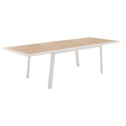Mesa jardin modelo Pavanne para 10 personas.