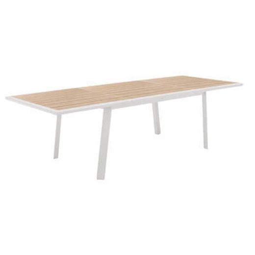 Mesa jardin modelo Pavanne para 10 personas.