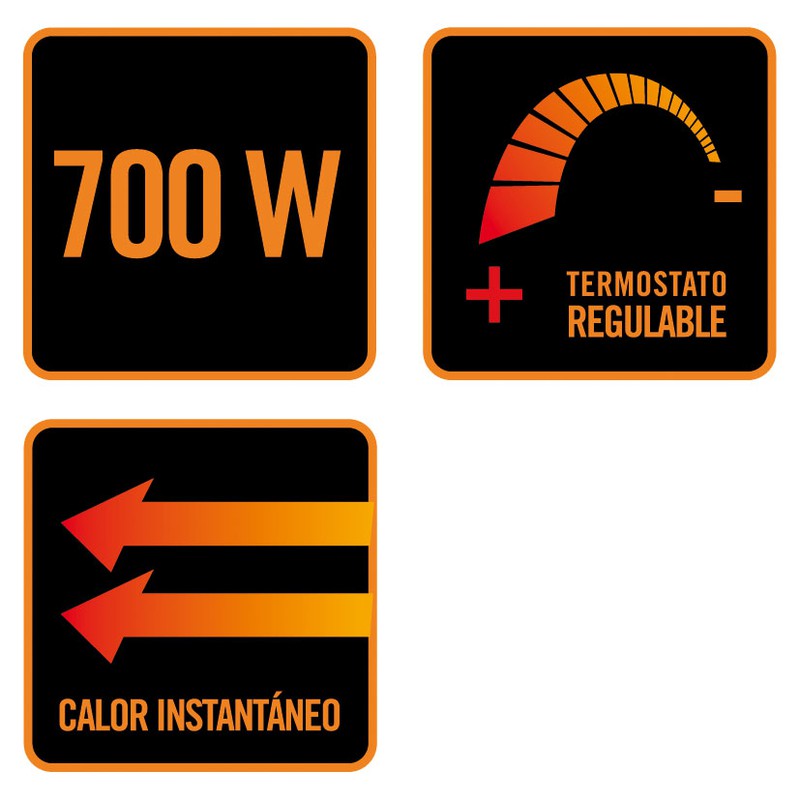 Distribuidor mayorista de Calefacción, Mini Radiador aceite 7 elementos 700W