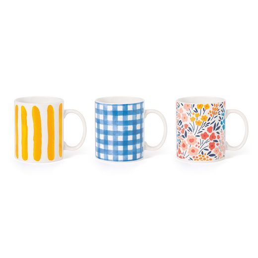 Mug Porcelana Boho 32 Cl. Diseños Surt.