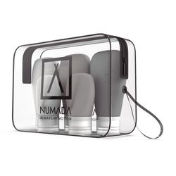 Neceser Transparente C/Botellas P/Viaje