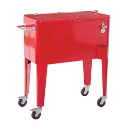 Nevera Vint. Ruedas Roja 56Lts Alaska