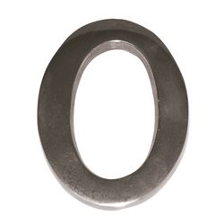 Numero Níquel Mate 10 Cm Nº 0  Ehl