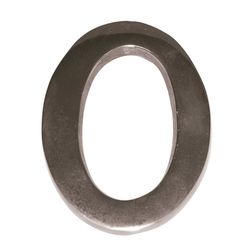 Numero Níquel Mate 10 Cm Nº 0 Ehl