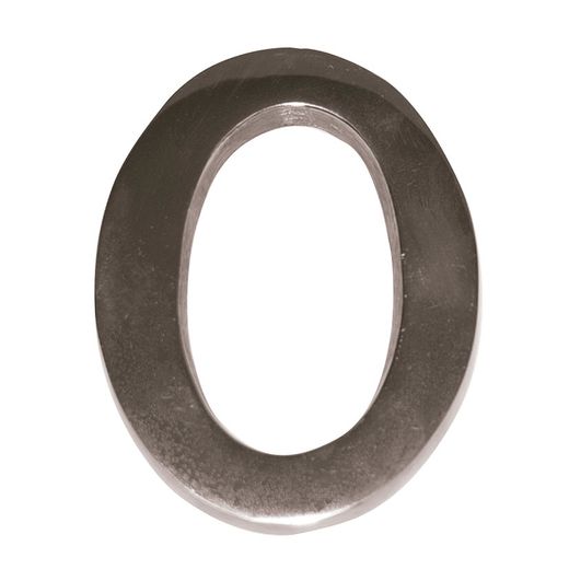 Numero Níquel Mate 10 Cm Nº 0 Ehl