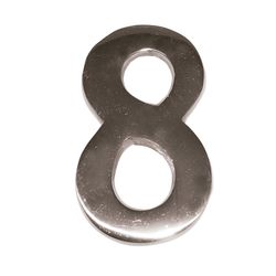 Numero Níquel Mate 10 Cm Nº 8 Ehl