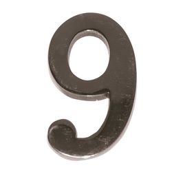 Numero Níquel Mate 10 Cm Nº 9 Ehl