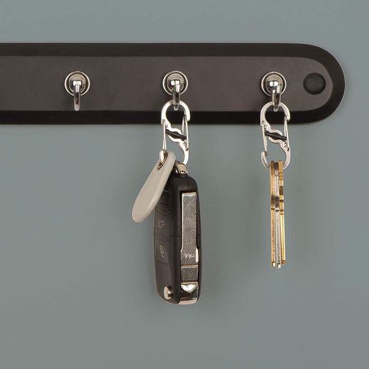 Pack 2 Mosquetones Acero 2 Entradas Microlock