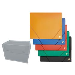 Pack 6 Carpetas Gomas /Solapa A4 Surt.