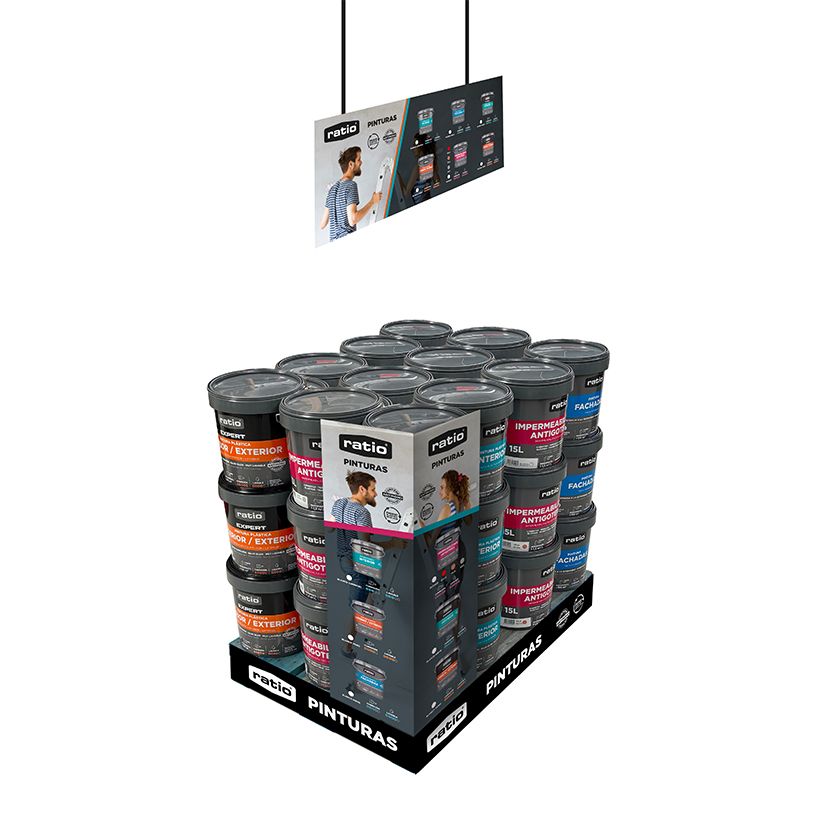 Pack Pinturas Ratio Brico 15L+Plvs