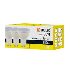 Pack3 Dicroica Led Gu10 7w 4000k 510lm