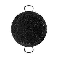 Paellera Acero Esmalt.Inducc-Vitro 32Cm
