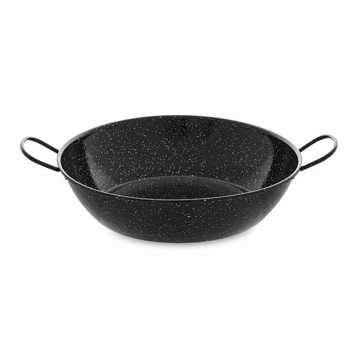 Paellera Honda Esmaltada Asas 50 Cm.