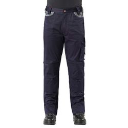 Pantalon Stretch Azul-Negro T/L