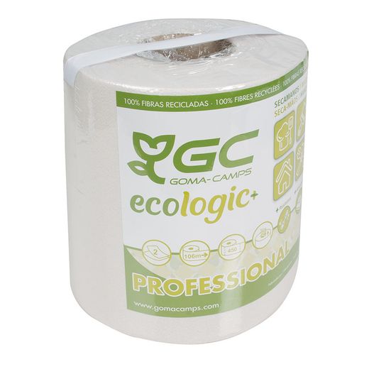 Papel Secamanos Reciclado 2capas 450 Uso