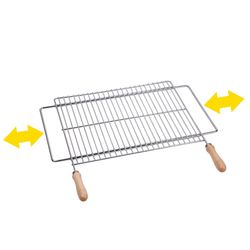 Parrilla Extensible Zincada 60x40cm