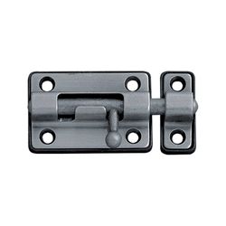 Pasador Cerrojo Base Plast. Cr.Mate 50Mm