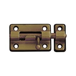 Pasador Cerrojo Base Plast. Cuero 50Mm