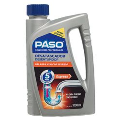 Paso Desatascador Gel Profesional. 1 L