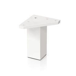 Pata Cuadr.Abs 40xh80 Mm.Blanco