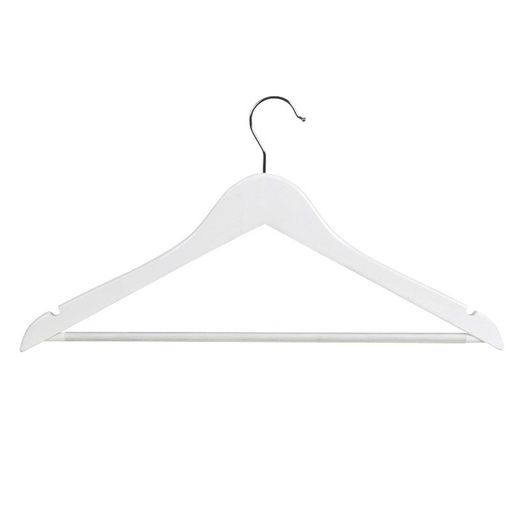 Percha Madera Jgo. 5 Unidades Bcas. Habitex