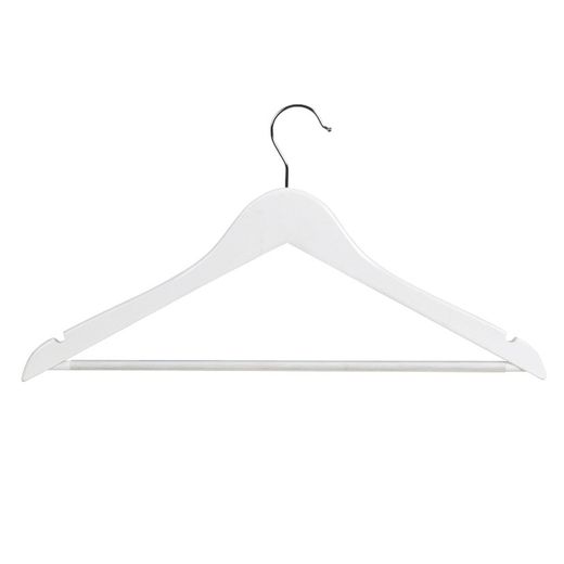 Percha Madera Jgo. 5 Unidades Bcas. Habitex