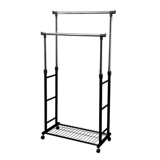 Perchero Doble Barra 41x87,5x105-170cm