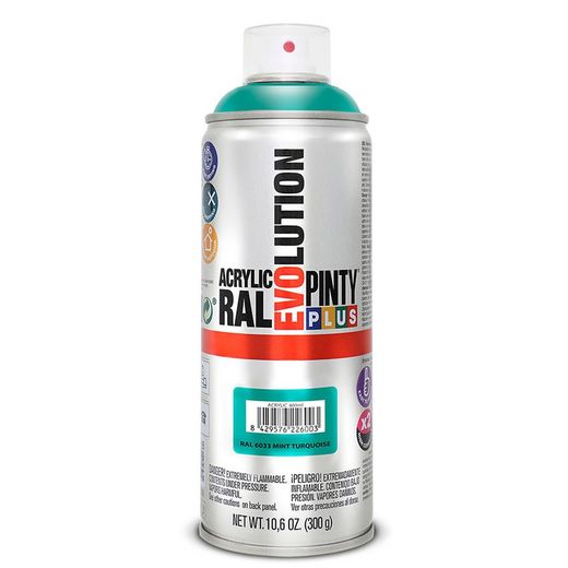 Pintura Spray Acrilica Azul Turqu 400ml