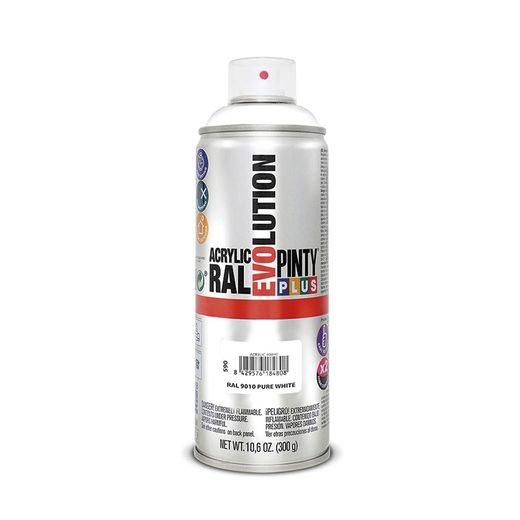 Pintura Spray Acrilica Blanco Bril.400ml