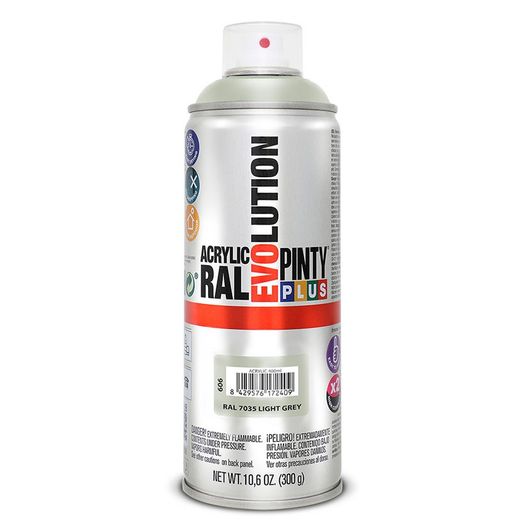 Pintura Spray Acrilica Gris Claro 400ml