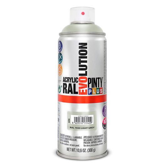 Pintura Spray Acrilica Gris Claro 400ml
