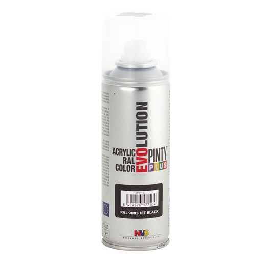 Pintura Spray Acrilica Negro Brill 200ml
