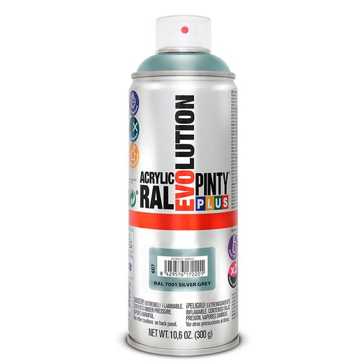 Pintura Spray Acrilica Plata 400ml