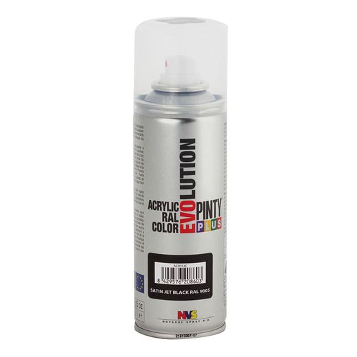 Pintura Spray Acril.Negro Satin.200ml