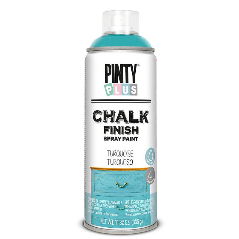 Pintura Spray Chalk Efecto Tiza Turquesa