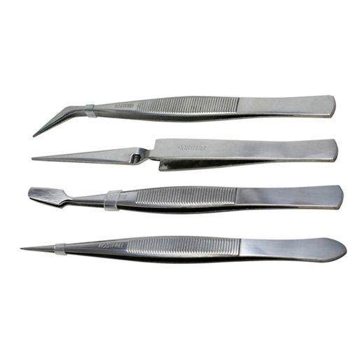 Pinza De Precision Jgo.4 Inox.