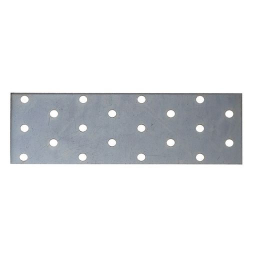 Placa Rectangular Pesante Perforada 50x80mm 50 Unidades