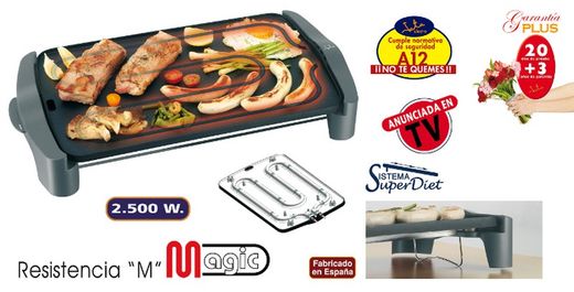 Plancha De Asar 2500w Magic System Gr555a