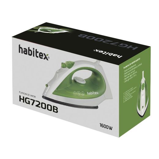 Plancha Vapor Hg7200b 1600w Habitex