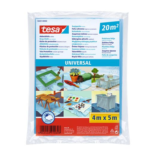 Plástico Protector 20 M2. Universal