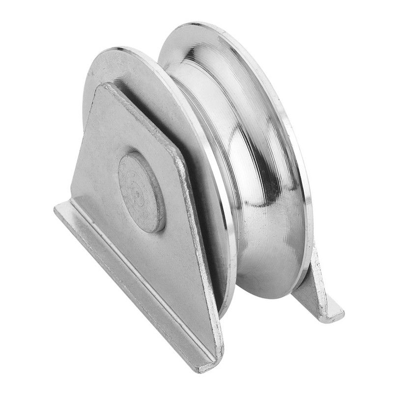 Polea Hierro Con Soporte 100x20mm