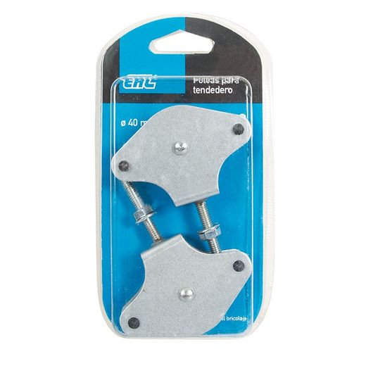 Polea Tendedero.R. Metalica Tuerca 40mm.2 Uni