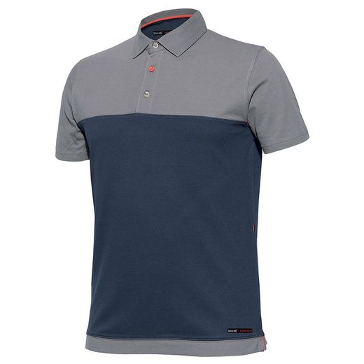 Polo Manga Corta Algodon Color Azul T/L