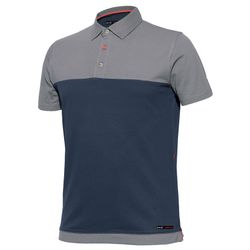 Polo Manga Corta Algodon Color Azul T/L