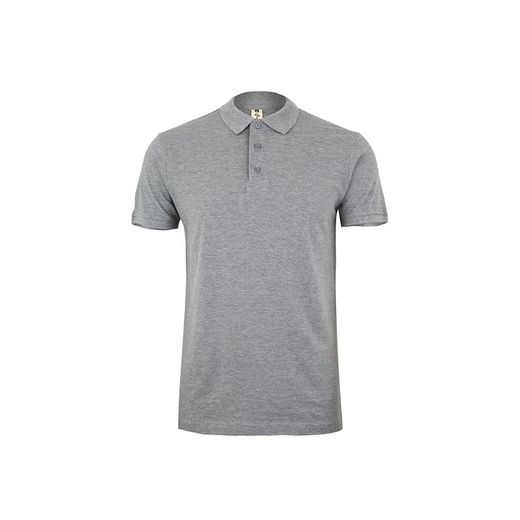 Polo Manga Corta Color Gris T/M